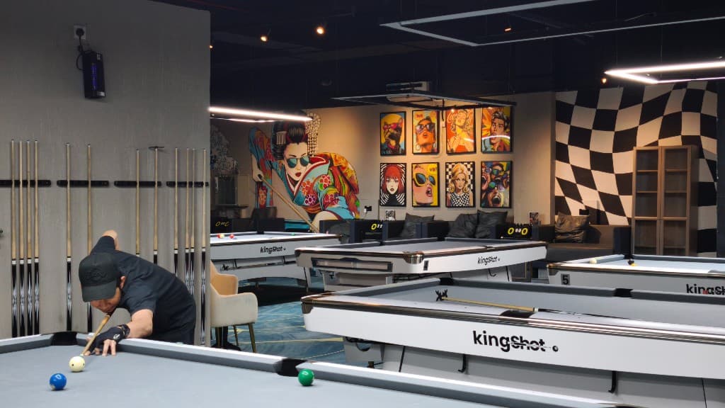 King Shot billiard hall interior